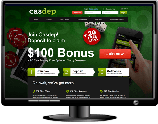 casdep casino no deposit bonus